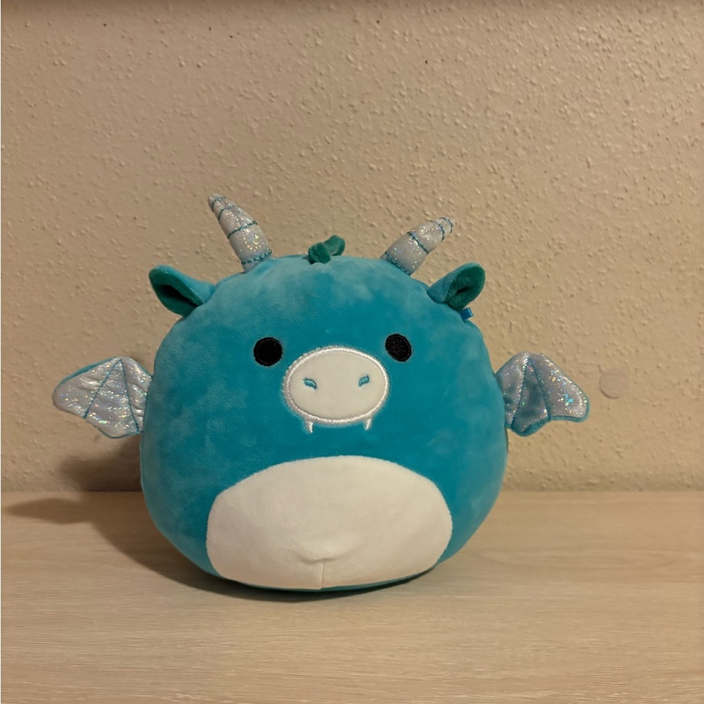 Teal Dragon Plush Toy - Squishmallow